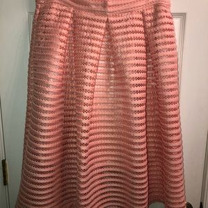 New York & Co Pink Midi Skirt